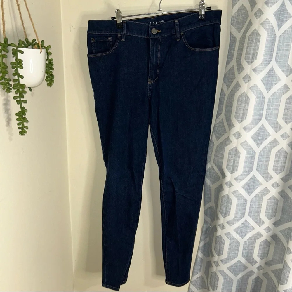 Mott & Bow high rise skinny jeans